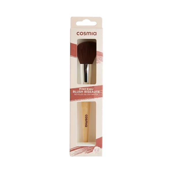 COSMIA Brocha biselada para la aplicación precisa de colorete. - 1 ud - Imagen del producto en Findit