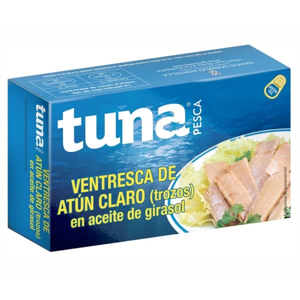 TUNAPESCA Trozos de ventresca en aceite de girasol 72 gr. - 0.07 kg - Imagen del producto en Findit