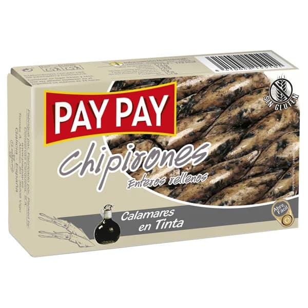 PAY PAY Chipirones rellenos en su tinta lata de 75 g. - 0.07 kg - Imagen del producto en Findit