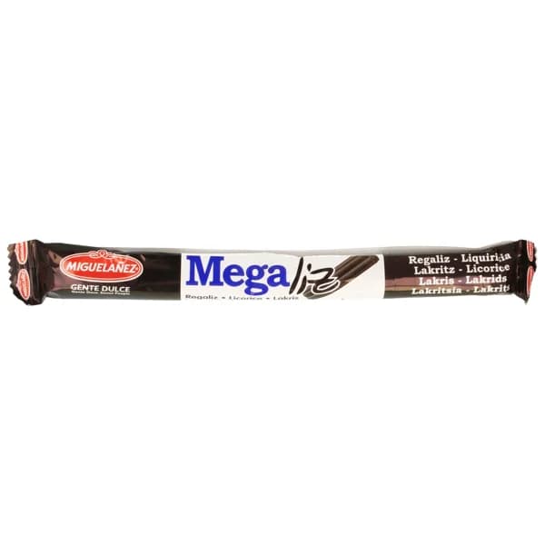 MIGUELAÑEZ Regaliz negro, megaliz MIGUELAÑÉZ 34 g. - 1 ud - Imagen del producto en Findit