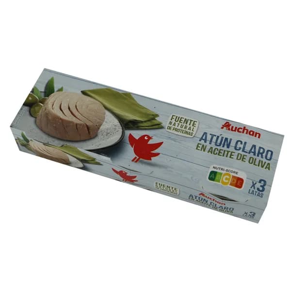 PRODUCTO ALCAMPO Atún claro en aceite de oliva pack 3 uds. x 52 g. - 0.16 kg - Imagen del producto en Findit