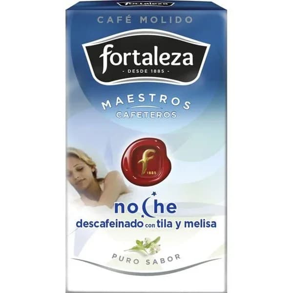 Café molido descafeinado con melisa FORTALEZA, paquete 250 g - 1 ud - Imagen del producto en Findit