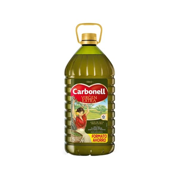 CARBONELL Aceite de oliva virgen extra garrafa de 5 l. - 5 l - Imagen del producto en Findit