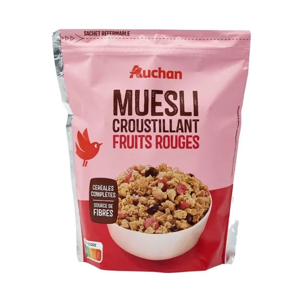 PRODUCTO ALCAMPO Cereales muesli crujiente con frutas rojas 450 g. - 0.45 kg - Imagen del producto en Findit