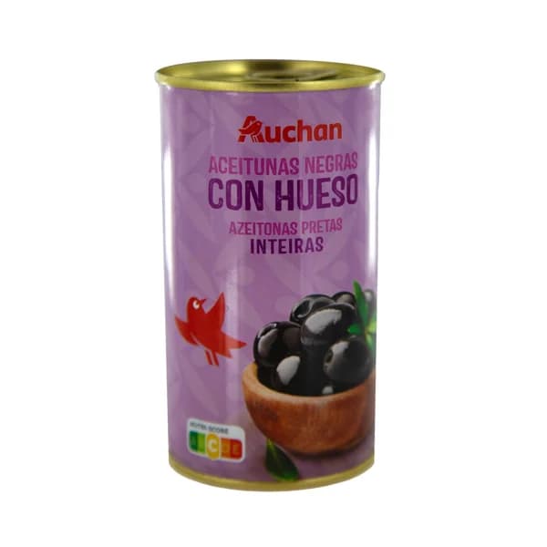 PRODUCTO ALCAMPO Aceitunas negras con hueso 200 g. - 0.2 kg - Imagen del producto en Findit