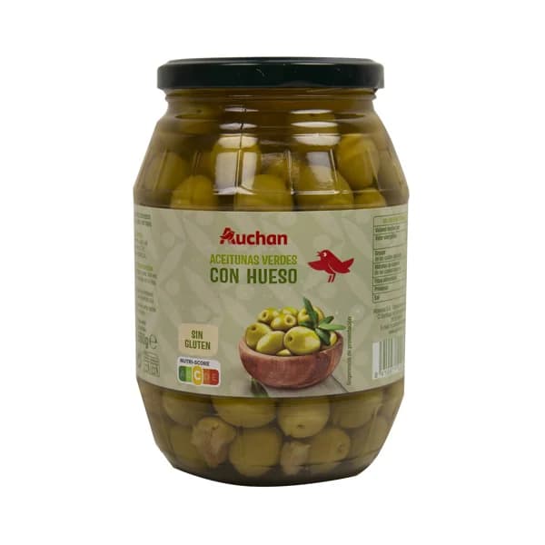 PRODUCTO ALCAMPO Aceitunas verdes con hueso PRODUCTO ALCAMPO bote de 550 g. - 0.55 kg - Imagen del producto en Findit