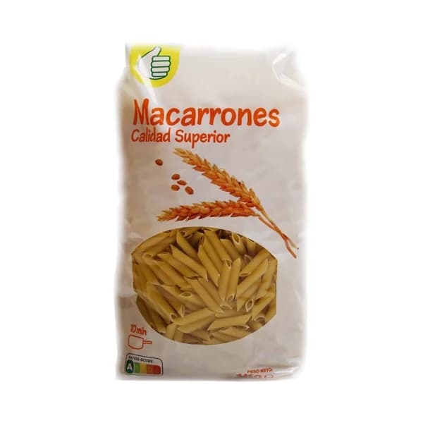 PRODUCTO ECONÓMICO ALCAMPO Pasta macarrón paquete 1 kg. - 1 kg - Imagen del producto en Findit