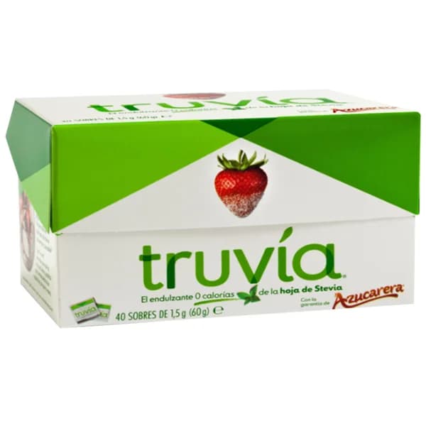 TRUVÍA Edulcorante con stevia  40 sobres - 0.06 kg - Imagen del producto en Findit