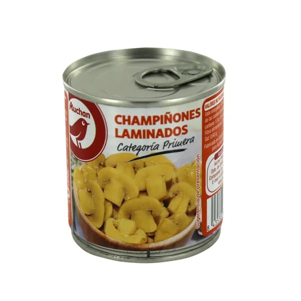 PRODUCTO ALCAMPO Champiñones laminados lata de 105 g. - 0.11 kg - Imagen del producto en Findit