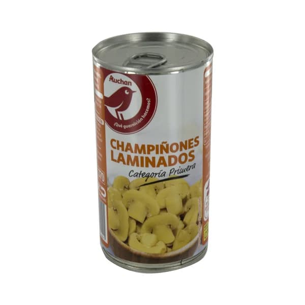 PRODUCTO ALCAMPO Champiñones laminados lata de 185 g. - 0.19 kg - Imagen del producto en Findit
