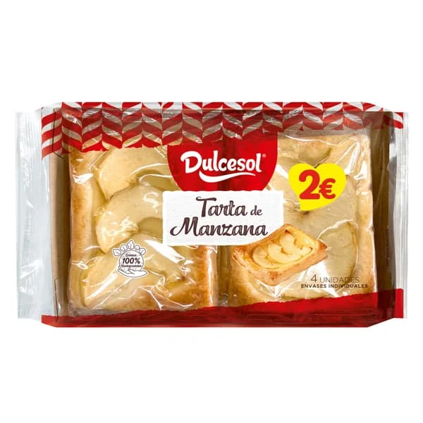 Tarta de manzana DULCESOL 2 us. - 0.14 kg - Imagen del producto en Findit