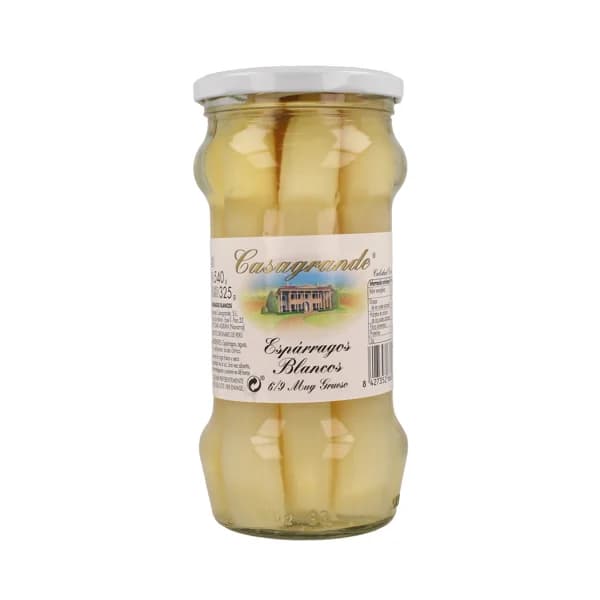 CASAGRANDE Espárragos blancos 6/9 uds. 540 g. - 0.33 kg - Imagen del producto en Findit