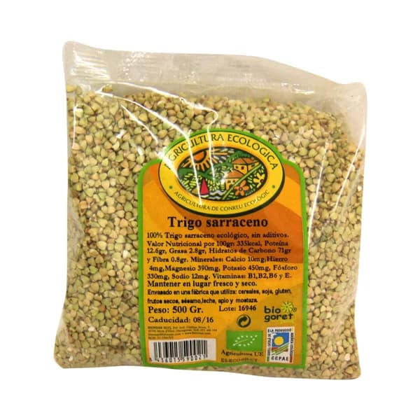 BIOGORET Trigo sarraceno de agricultura ecológica 500 g. - 0.5 kg - Imagen del producto en Findit