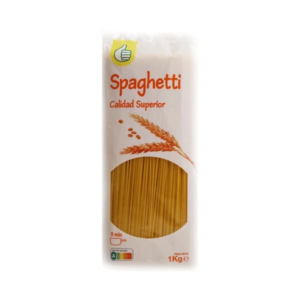 PRODUCTO ECONÓMICO ALCAMPO Pasta espagueti paquete 1 kg. - 1 kg - Imagen del producto en Findit