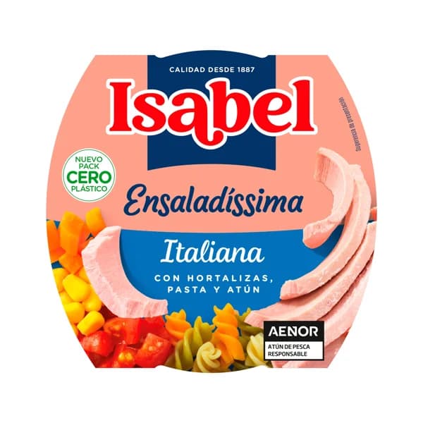 ISABEL Ensaladíssima Ensalada Italiana 220 g. - 0.22 kg - Imagen del producto en Findit