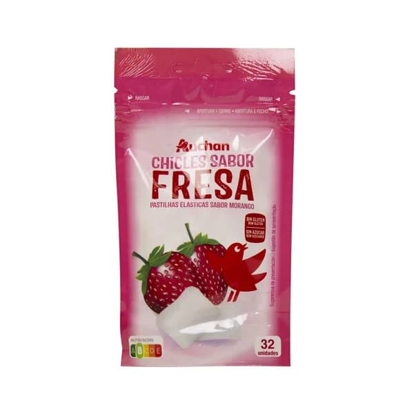 PRODUCTO ALCAMPO Chicles de fresa en grageas sin azúcares añadidos, con edulcorantes PRODUCTO ALCAMPO paquete de 32 uds.45 g. - 0.05 kg - Imagen del producto en Findit