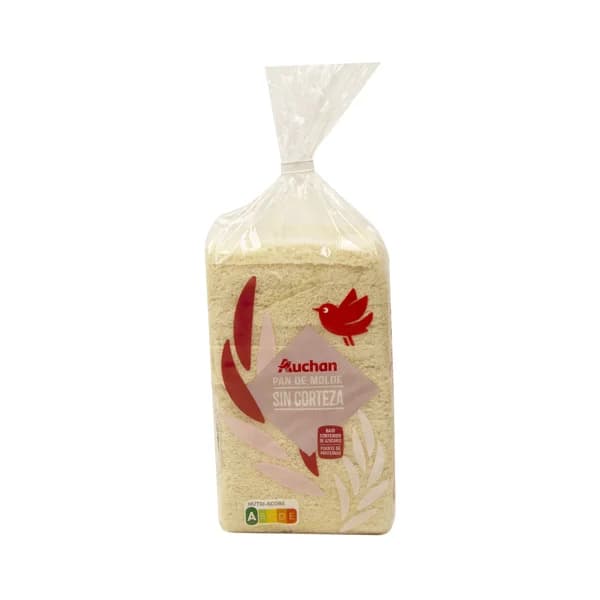 PRODUCTO ALCAMPO Pan de molde blanco sin corteza 450 g. - 0.45 kg - Imagen del producto en Findit
