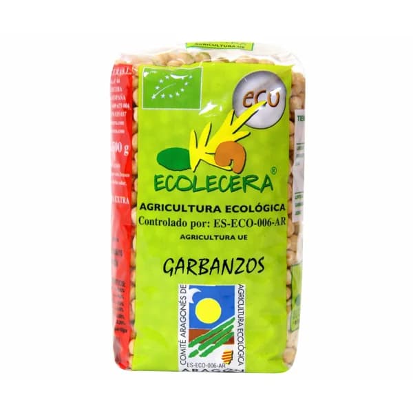 ECOLECERA Garbanzos de Aragón de cultivo ecológico ECOLECERA 500 g. - 0.5 kg - Imagen del producto en Findit