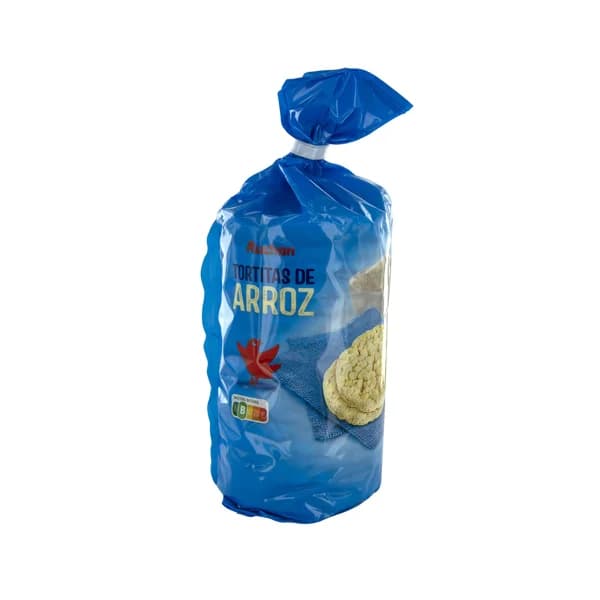 PRODUCTO ALCAMPO Tortitas de arroz AUCHAN 130 gramos. - 0.13 kg - Imagen del producto en Findit