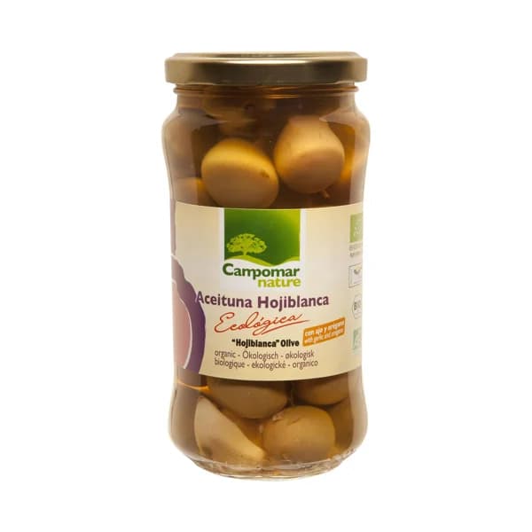 CAMPOMAR NATURE Aceituna hojiblanca de cultivo ecológico CAMPOMAR 200 g. - 0.2 kg - Imagen del producto en Findit