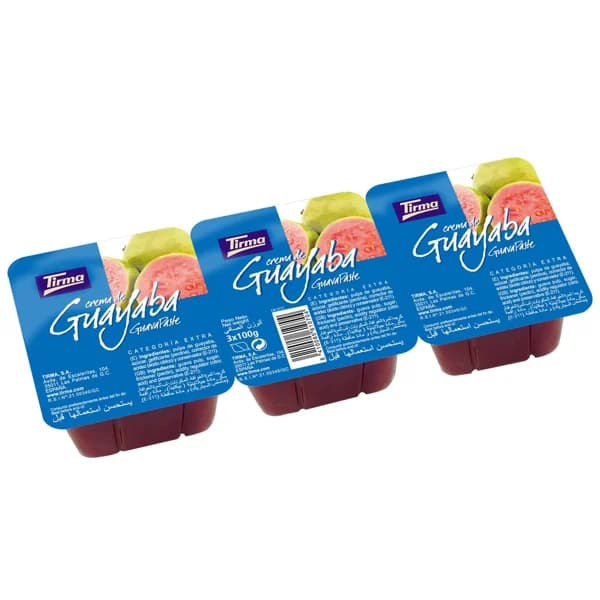 TIRMA Crema de guayaba TIRMA 3 uds. de 100 gr, - 0.3 kg - Imagen del producto en Findit