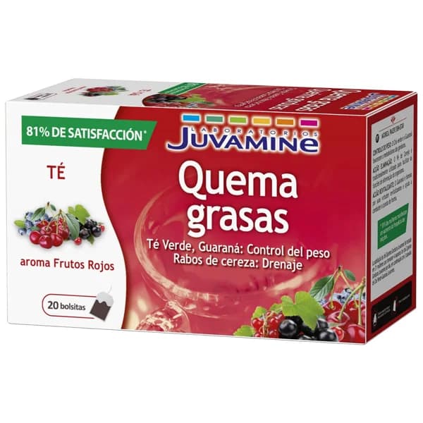 JUVAMINE Infusión Quema grasas con aroma a Frutos Rojos  20 uds - 1 ud - Imagen del producto en Findit