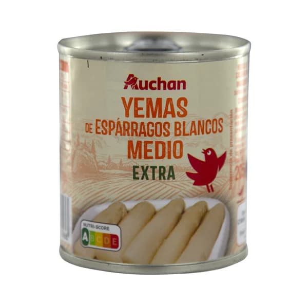 PRODUCTO ALCAMPO Yemas de espárragos blancos medios, extra lata de 135 g. - 0.14 kg - Imagen del producto en Findit