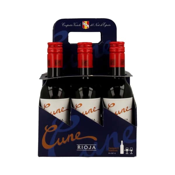 CUNE  Vino tinto crianza con D.O. Rioja CUNE 6 x 18.7 cl. - 1 ud - Imagen del producto en Findit