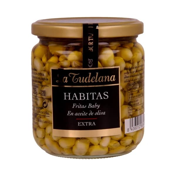LA TUDELANA Habitas baby en aceite de oliva 215 g. - 0.23 kg - Imagen del producto en Findit
