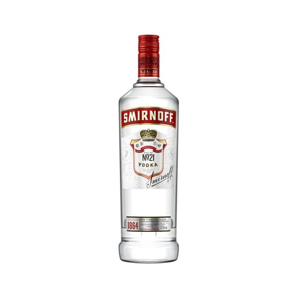 SMIRNOFF Vodka ruso con triple destilación y filtrado 10 veces botella de 1 l. - 1 l - Imagen del producto en Findit