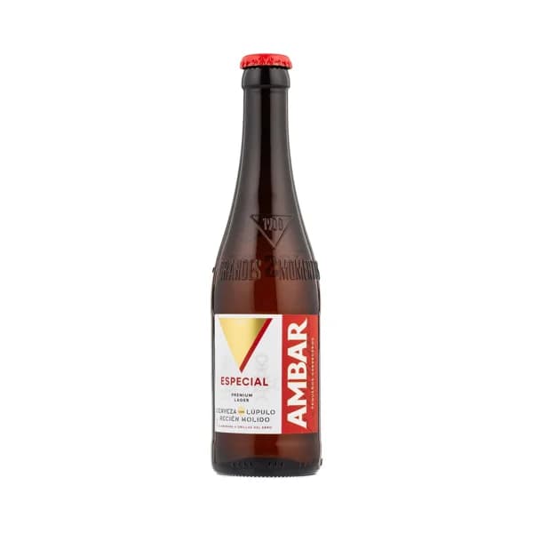 AMBAR LONG NECK  Cerveza Especial botella de 33 cl. - 0.33 l - Imagen del producto en Findit