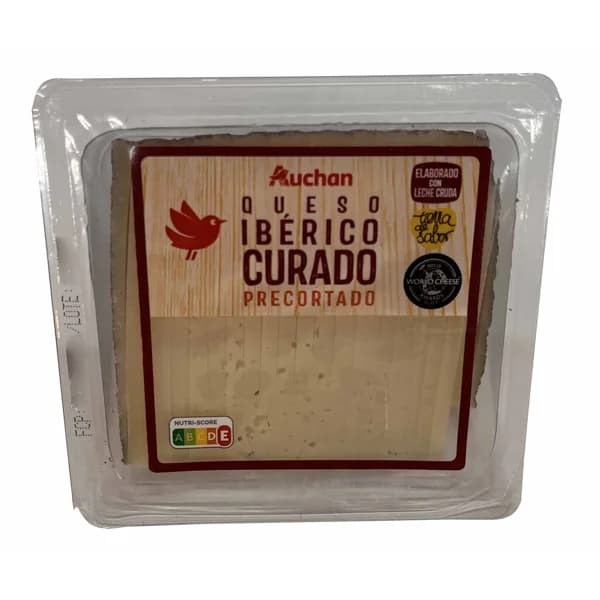 AUCHAN Queso cortado curado YA CORTADO 250 g. Producto Alcampo - 0.25 kg - Imagen del producto en Findit