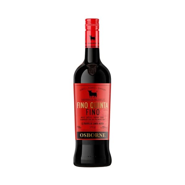 FINO QUINTA de Osborne Vino fino muy seco con D.O. Jerez - Xérés - Sherry botella 75 cl. - 1 ud - Imagen del producto en Findit