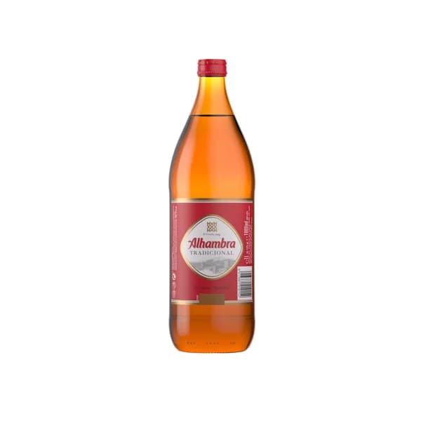 ALHAMBRA Tradicional Cerveza botella 1 l. - 0.5 l - Imagen del producto en Findit