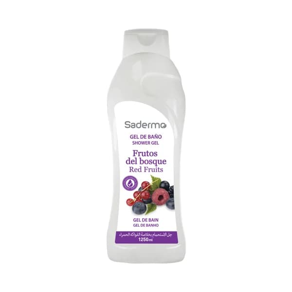 SADERMO Gel para baño o ducha con aroma a frutos rojos 1250 ml. - 1.25 l - Imagen del producto en Findit