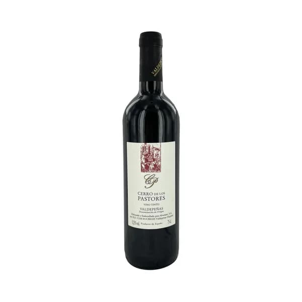 CERRO DE LOS PASTORES  Vino tinto con D.O. Valdepeñas botella 75 cl. - 1 ud - Imagen del producto en Findit