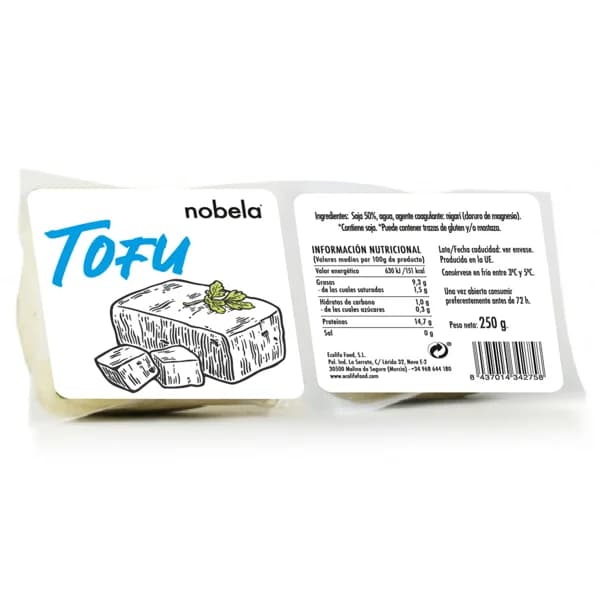 NOBELA Tofu 250 g. - 0.25 kg - Imagen del producto en Findit