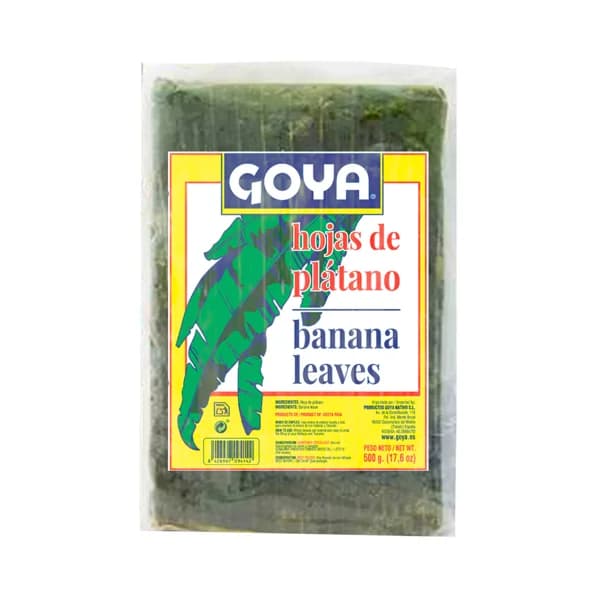 GOYA Hojas de plátano congeladas, ideales para multitud de preparaciones 500 g. - 0.5 kg - Imagen del producto en Findit