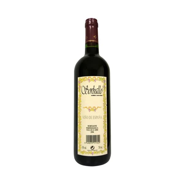 SORBALLO Vino tinto sin denominación de origen SORBALLO botella de 75 cl. - 0.75 l - Imagen del producto en Findit