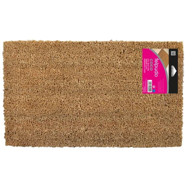 ROZENBAL Felpudo de coco liso de 33 x 55 cm. - 1 ud - Imagen del producto en Findit