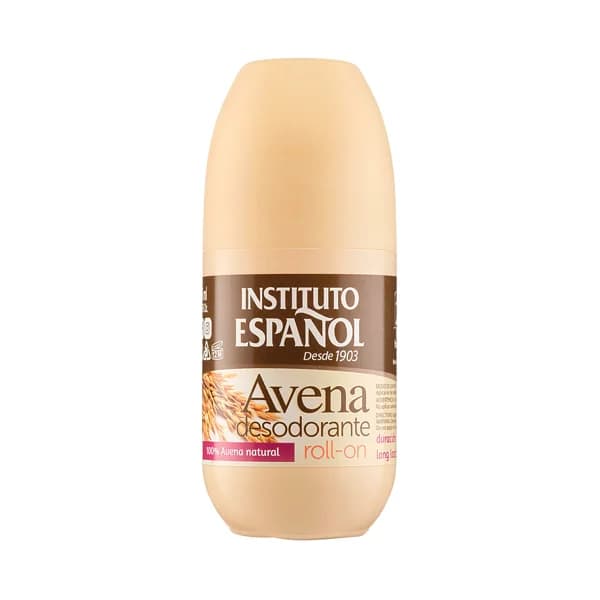 INSTITUTO ESPAÑOL Desodorante roll on para mujer con avena 100% natural  75 ml. - 0.08 l - Imagen del producto en Findit