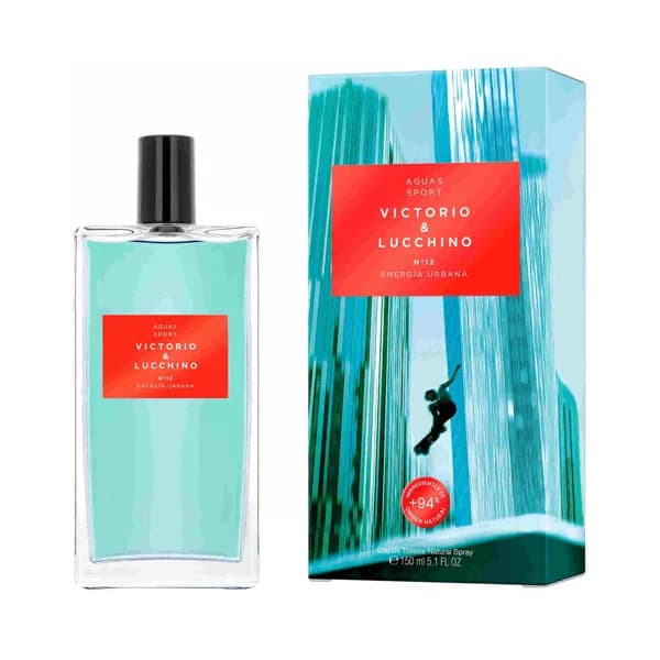 VICTORIO & LUCCHINO Aguas sport Nº12 Energía urbana Eau de toilette para hombre con vaporizador en spray 150 ml. - 0.15 l - Imagen del producto en Findit