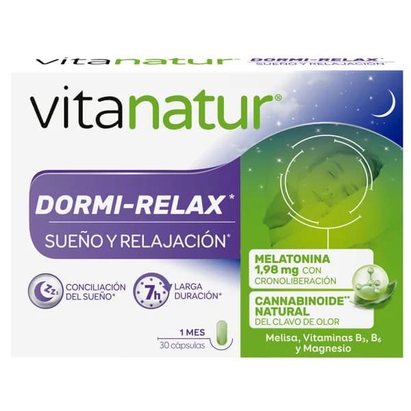 VITANATUR Complemento alimenticio que ayuda relajarse y conciliar el sueño VITANATUR 30 uds. - 1 ud - Imagen del producto en Findit