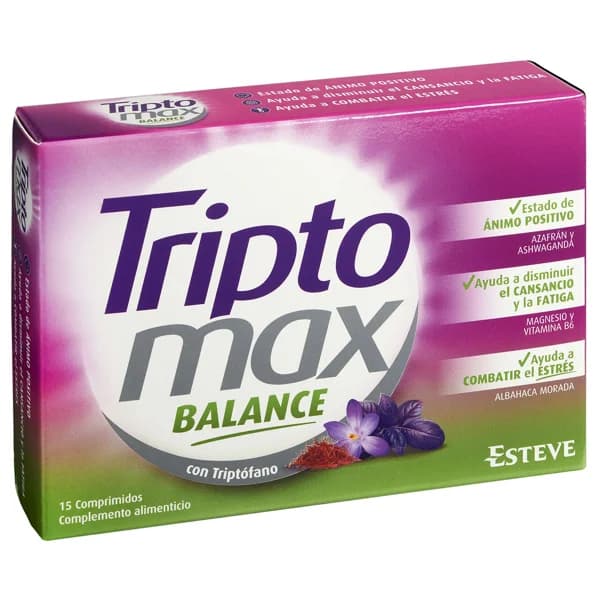 TRIPTOMAX Complemento alimenticio con Triptófano TRIPTOMAX Balance 15 uds. - 1 ud - Imagen del producto en Findit