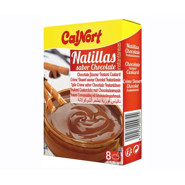 CALNORT Preparado en polvo de natillas de chocolate 2 x 65 g. - 0.13 kg - Imagen del producto en Findit