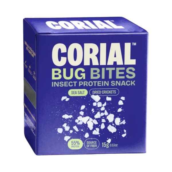 CORIAL Grillos secos con un toque de sal marina 15 g. - 1 ud - Imagen del producto en Findit