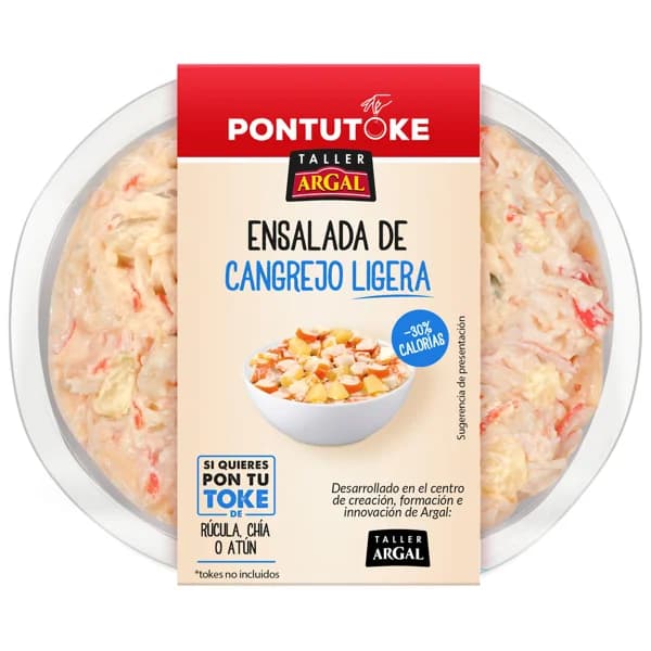ARGAL Pontutoque Ensalada de cangrejo ligera (30% menos calorias) 240 g. - 0.24 kg - Imagen del producto en Findit