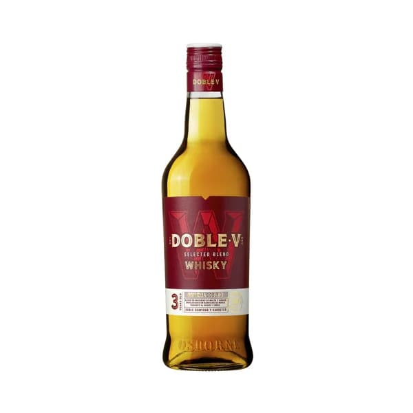 DOBLE V Whisky blended selected nacional botella 70 cl. - 0.7 l - Imagen del producto en Findit