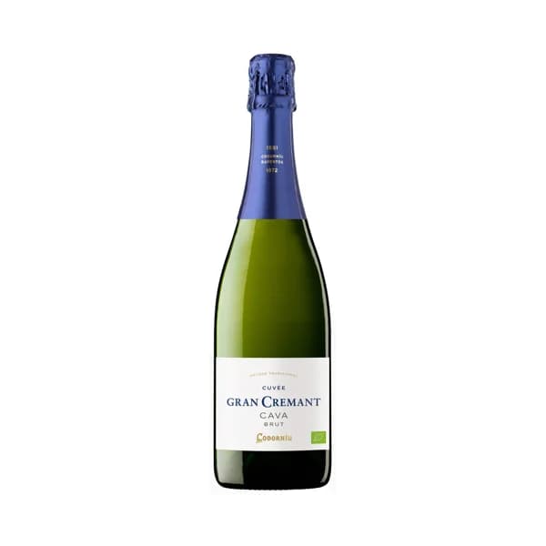 CODORNIU Gran cremant cuvée Cava brut ecológico con D.O Cava botella 75 cl. - 1 ud - Imagen del producto en Findit