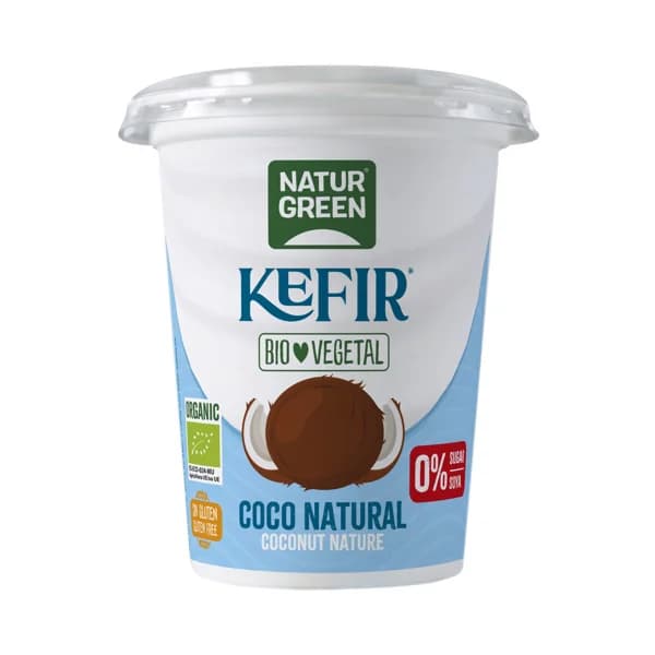 NATUR GREEN Kefír vegetal ecológico con coco natural 400 g. - 0.4 kg - Imagen del producto en Findit